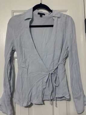 J Crew wrap blouse